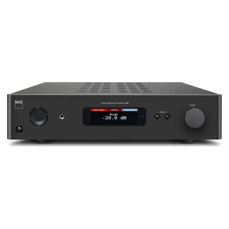 NAD C 368 BluOS-2i Stereo integrated amplifier with built-in BluOS streaming, Apple AirPlay 2 and Bluetooth