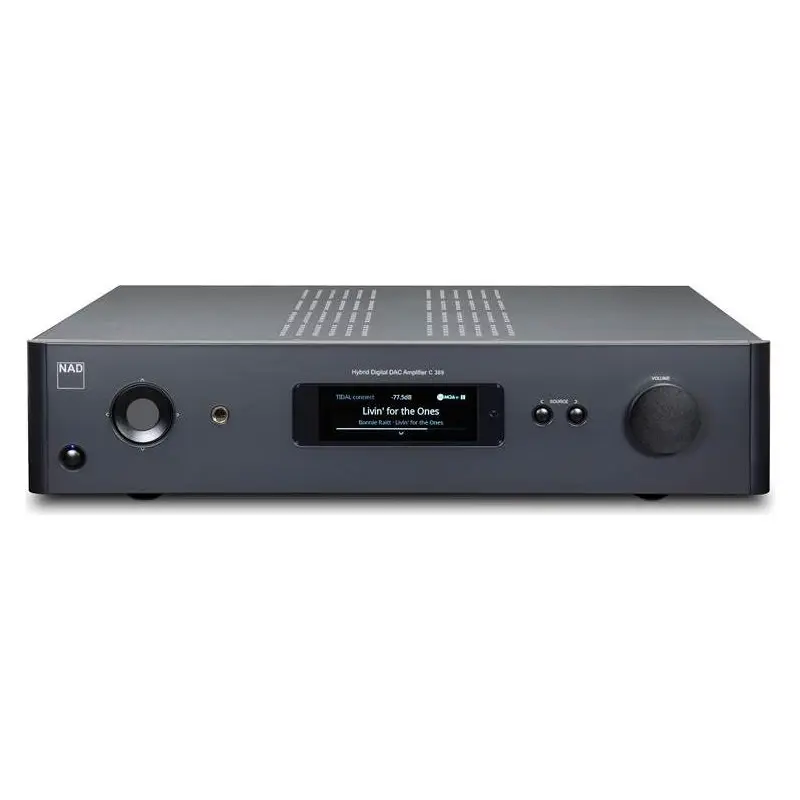 NAD C 389 BluOS-D Integrated amp with DAC, Bluetooth and pre-installed MDC2 BluOS-D module