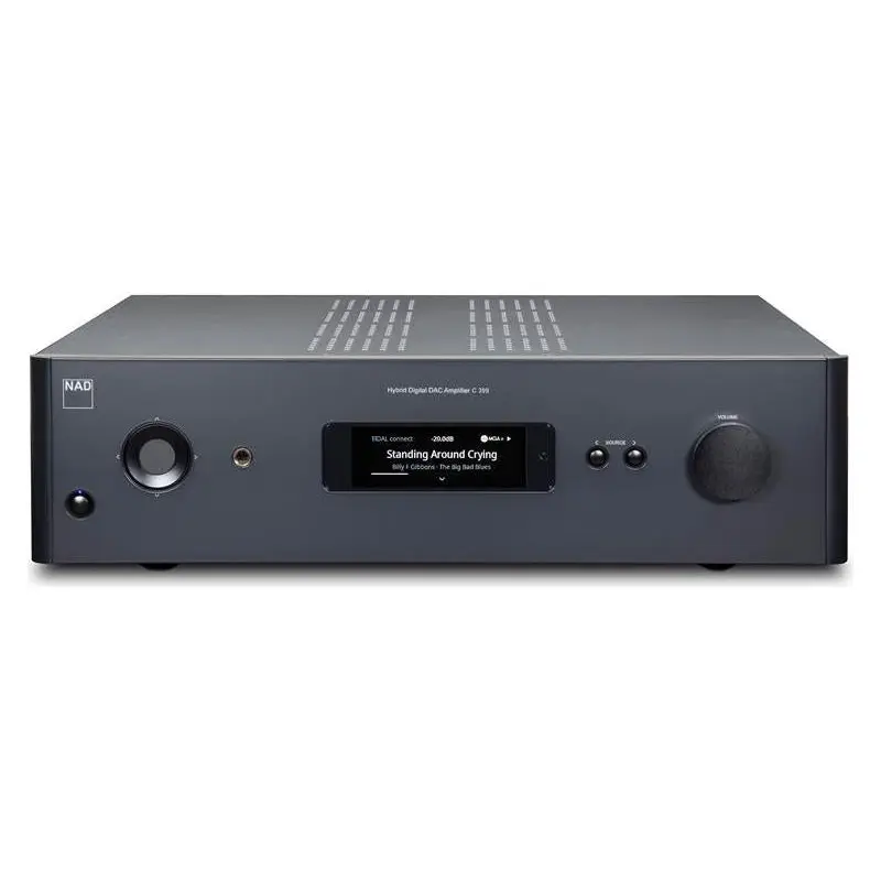 NAD C 399 BluOS-D Integrated amp with DAC, Bluetooth and pre-installed MDC2 BluOS-D module