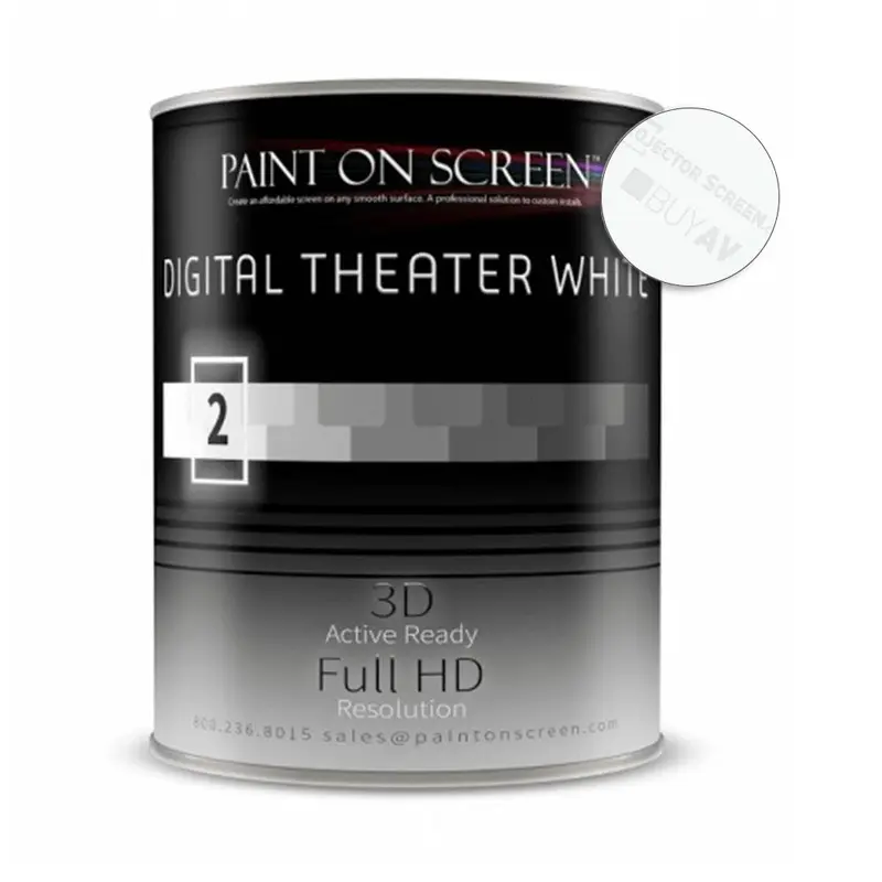 Projector Screen Paint - Digital Theater White-Gallon G002