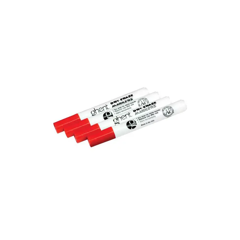 Set of 4 Markers - Red