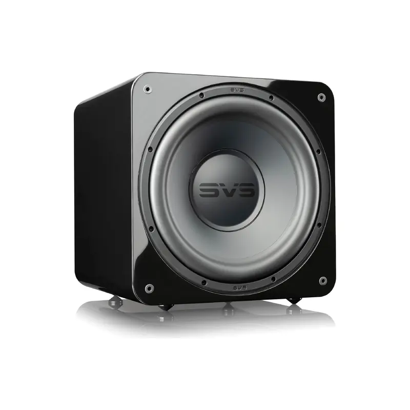 SVS SB-1000 Pro 12" powered subwoofer with digital processing and parametric equalization controls (Piano Gloss Black)