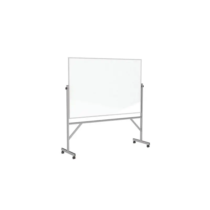 77.25" x 78.125" Aluminum Frame Reversible Acrylate Marker/Acrylate Marker w/ 4 Markers & Eraser