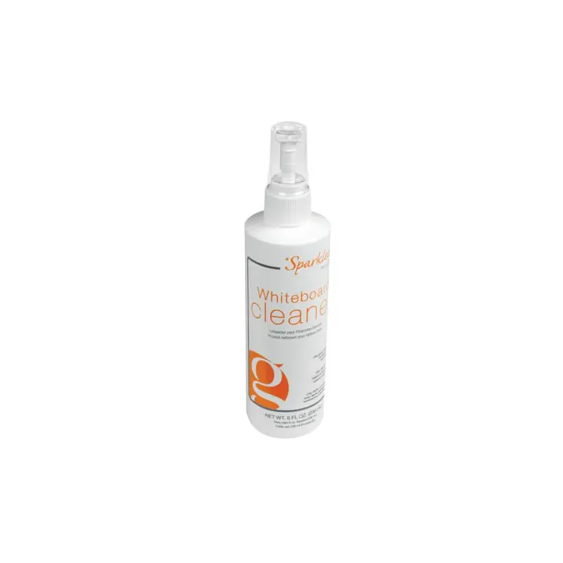 8 oz. Spray Bottle of Sparkleen Whiteboard Cleaner - 12 Per Carton