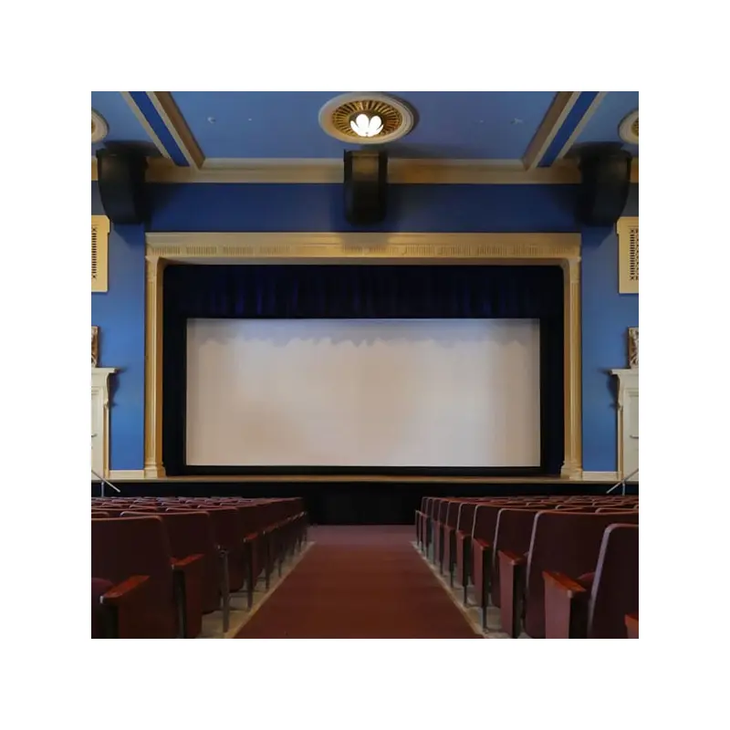 Draper 383499 StageScreen (Black) 248 diag. (121.5x216) - HDTV [16:9] - Matt White XT1000V 1.0 Gain