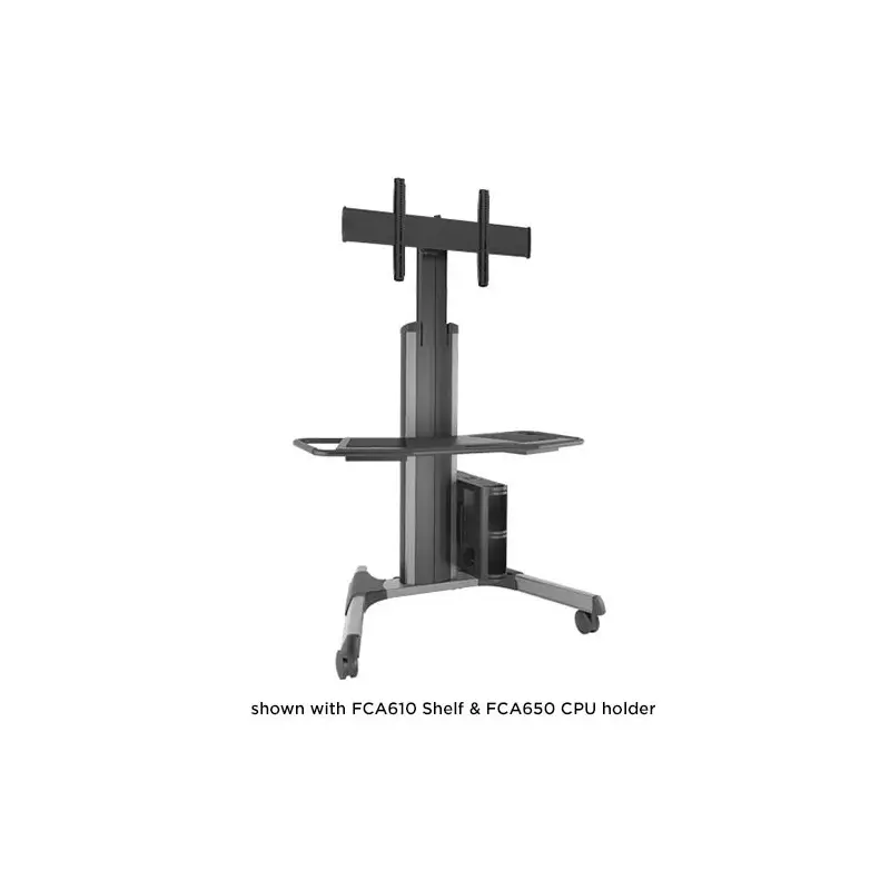 LARGE FUSION MANUAL HEIGHT ADJUSTABLE MOBILE CART