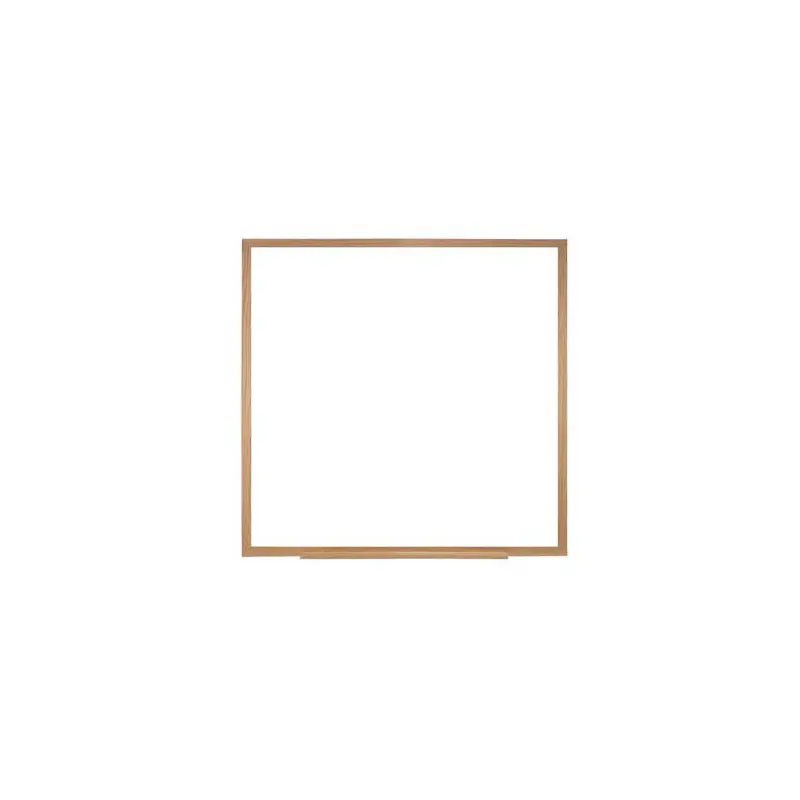 48.5" x 48.5" Wood Frame Acrylate Whiteboard w/ 4 Markers & Eraser