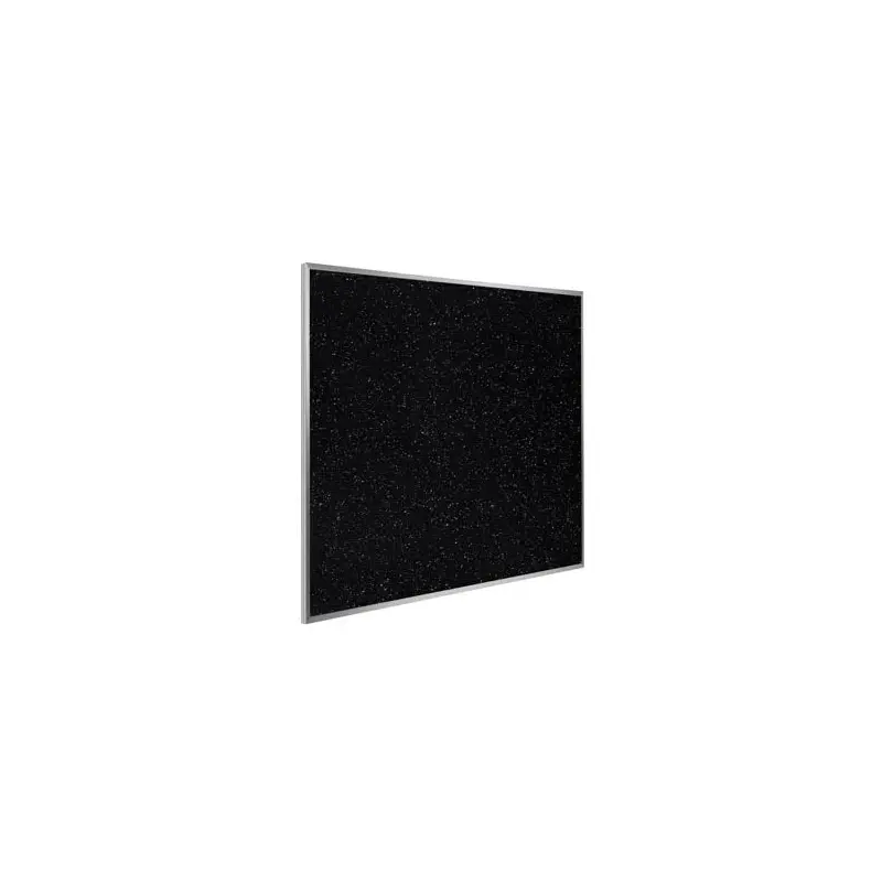 48.5" x 48.5" Aluminum Frame Recycled Rubber Tackboard - Confetti