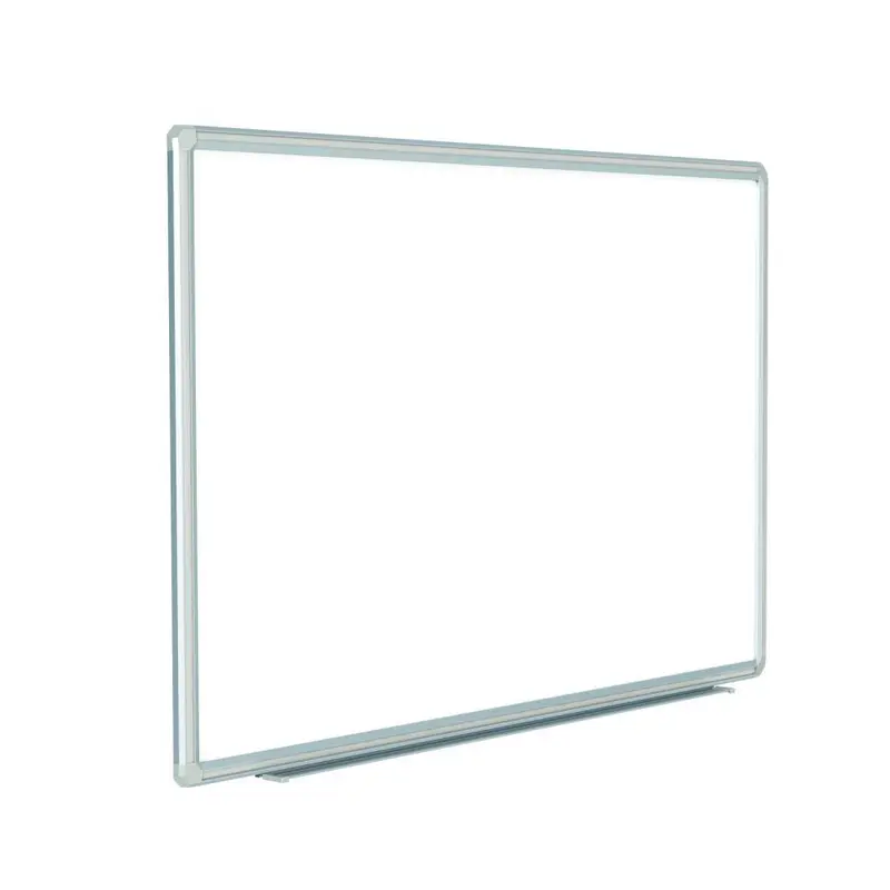 48" x 36" DecoAurora Aluminum Frame Porcelain Magnetic Whiteboard - Gray Trim