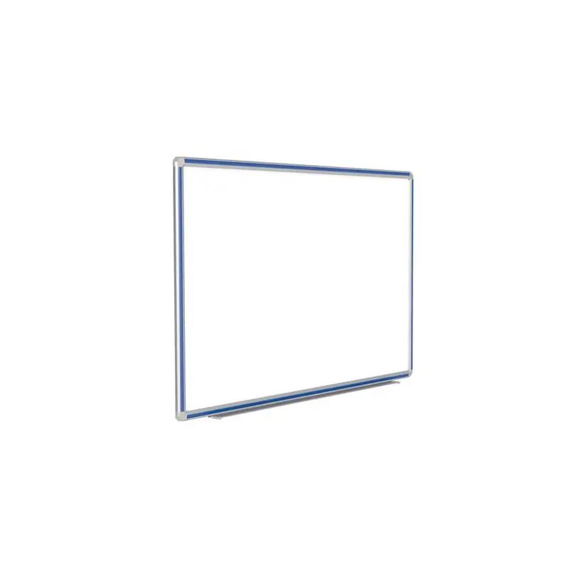 48" x 36" DecoAurora Aluminum Frame Porcelain Magnetic Whiteboard - Royal Blue Trim