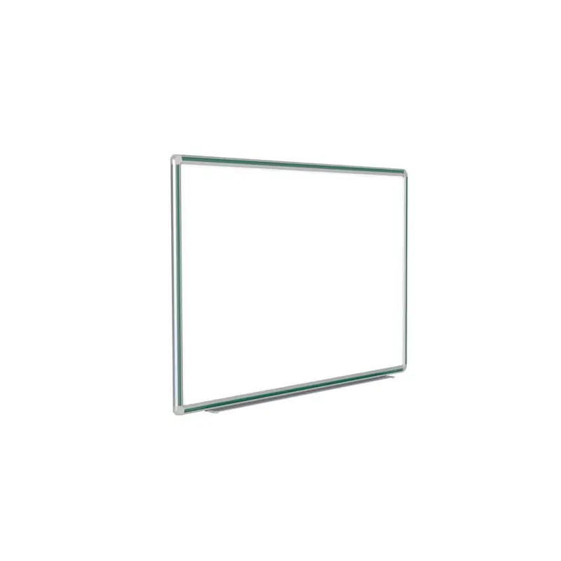 48" x 48" DecoAurora Aluminum Frame Porcelain Magnetic Whiteboard - Hunter Green Trim