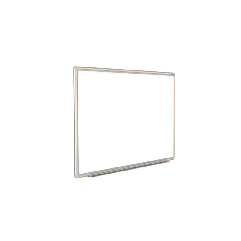48" x 48" DecoAurora Aluminum Frame Porcelain Magnetic Whiteboard - Light Maple Trim