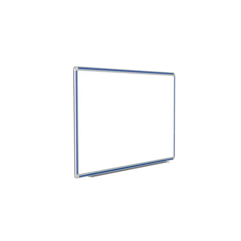 48" x 48" DecoAurora Aluminum Frame Porcelain Magnetic Whiteboard - Royal Blue Trim