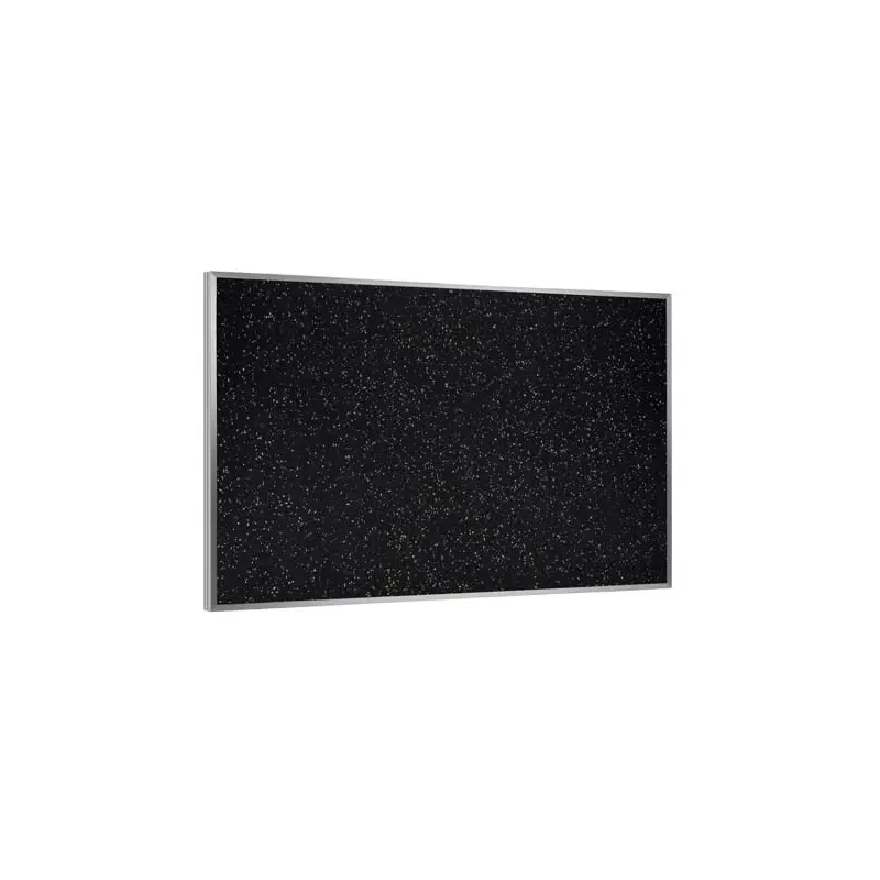 60.5" x 36.5" Aluminum Frame Recycled Rubber Tackboard - Tan Speckled