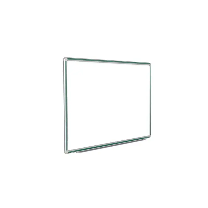 96" x 48" DecoAurora Aluminum Frame Porcelain Magnetic Whiteboard - Hunter Green Trim