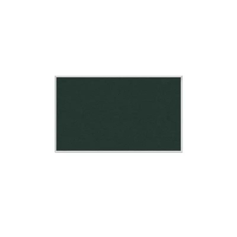 120.5" x 48.5" Aluminum Frame Vinyl Tackboard - Ebony