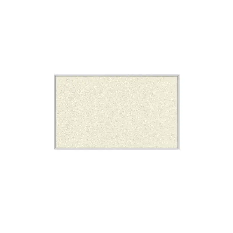 120.5" x 48.5" Aluminum Frame Vinyl Tackboard - Ivory