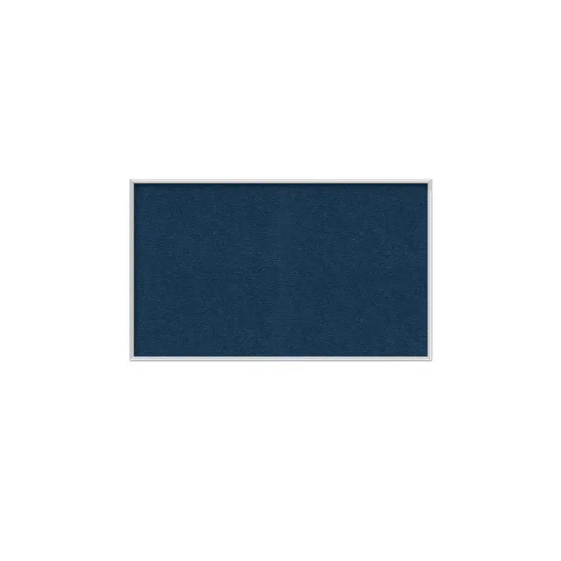 120.5" x 48.5" Aluminum Frame Vinyl Tackboard - Navy