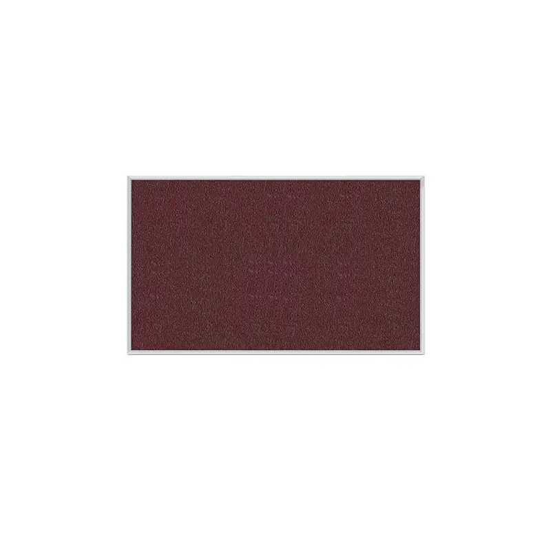 144.5" x 48.5" Aluminum Frame Vinyl Tackboard - Berry