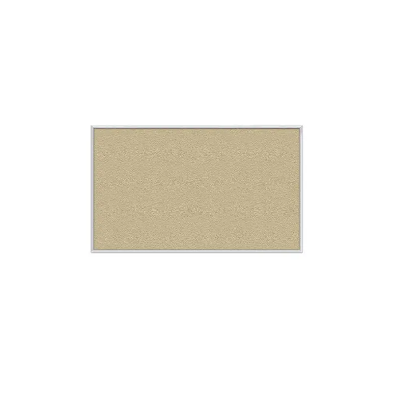 144.5" x 48.5" Aluminum Frame Vinyl Tackboard - Caramel