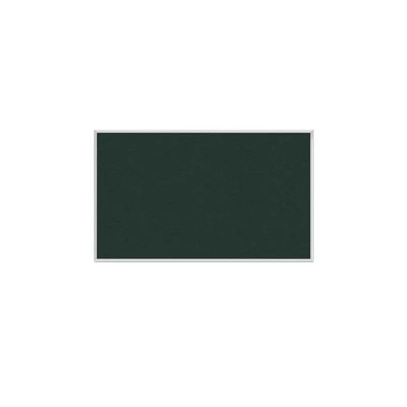 144.5" x 48.5" Aluminum Frame Vinyl Tackboard - Ebony