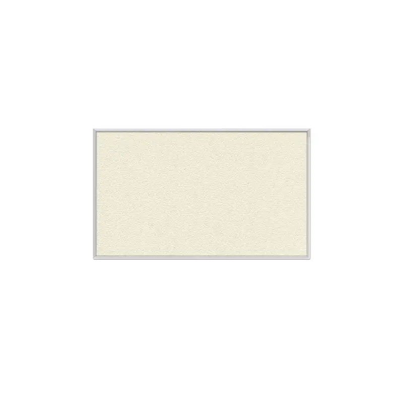 144.5" x 48.5" Aluminum Frame Vinyl Tackboard - Ivory