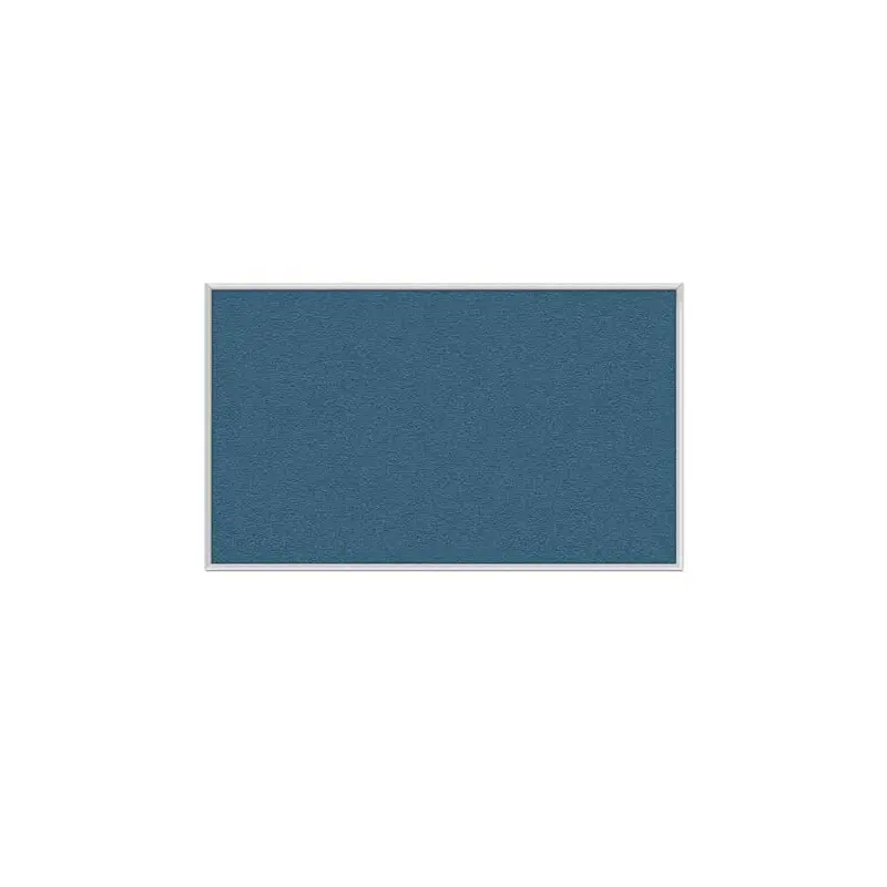 144.5" x 48.5" Aluminum Frame Vinyl Tackboard - Ocean