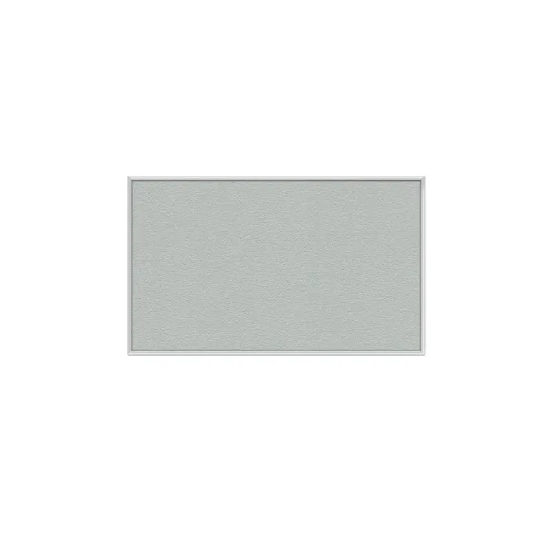 144.5" x 48.5" Aluminum Frame Vinyl Tackboard - Silver