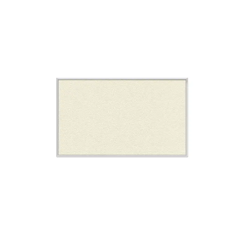 24" x 18" Aluminum Frame Vinyl Tackboard - Ivory