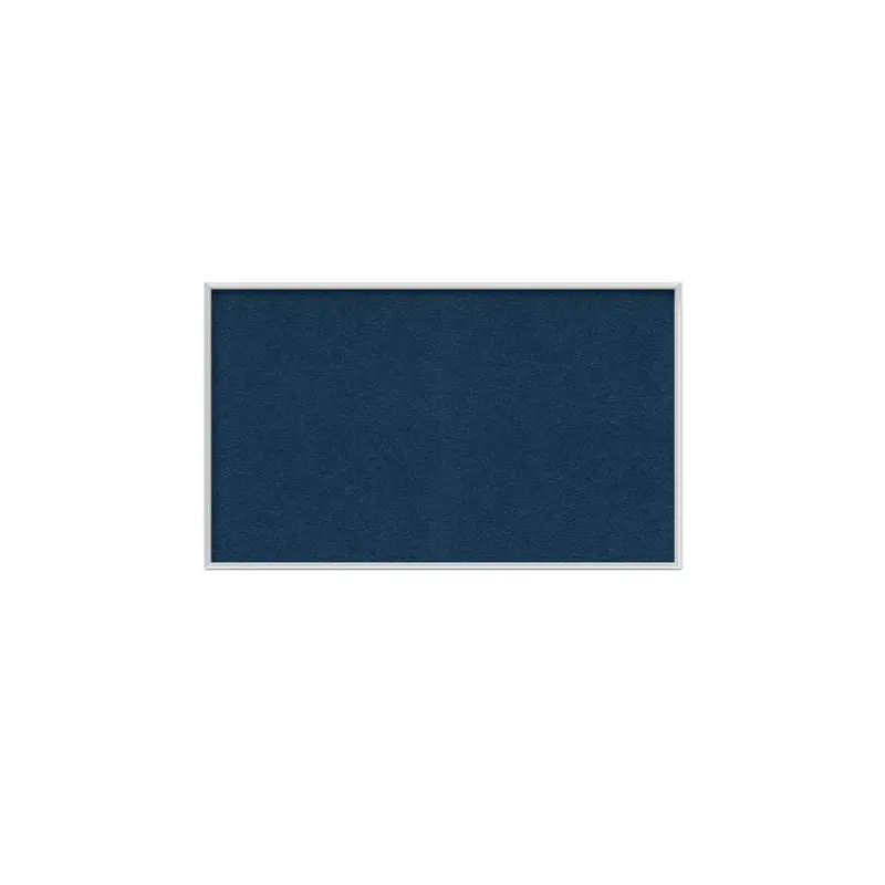 24" x 18" Aluminum Frame Vinyl Tackboard - Navy