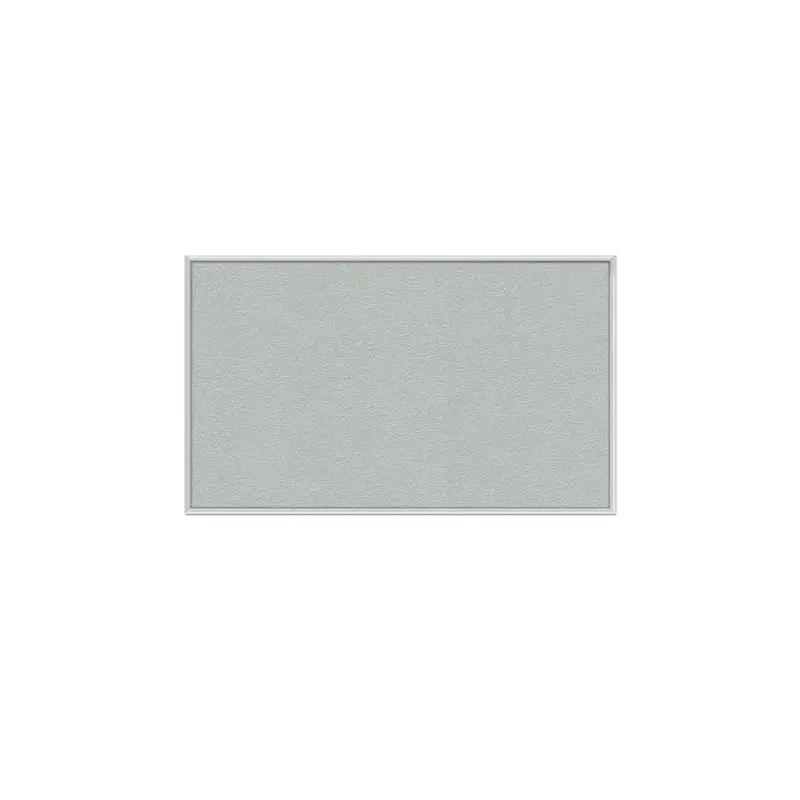24" x 18" Aluminum Frame Vinyl Tackboard - Silver