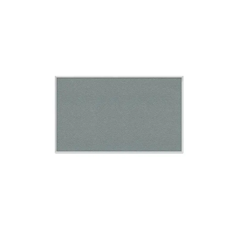 24" x 18" Aluminum Frame Vinyl Tackboard - Stone