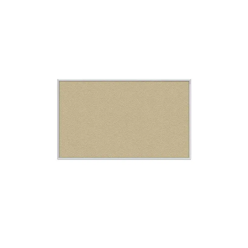 36" x 24" Aluminum Frame Vinyl Tackboard - Caramel