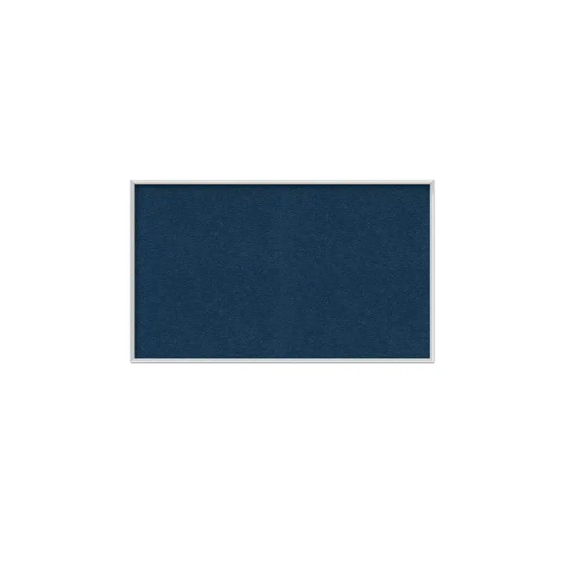 36" x 24" Aluminum Frame Vinyl Tackboard - Navy