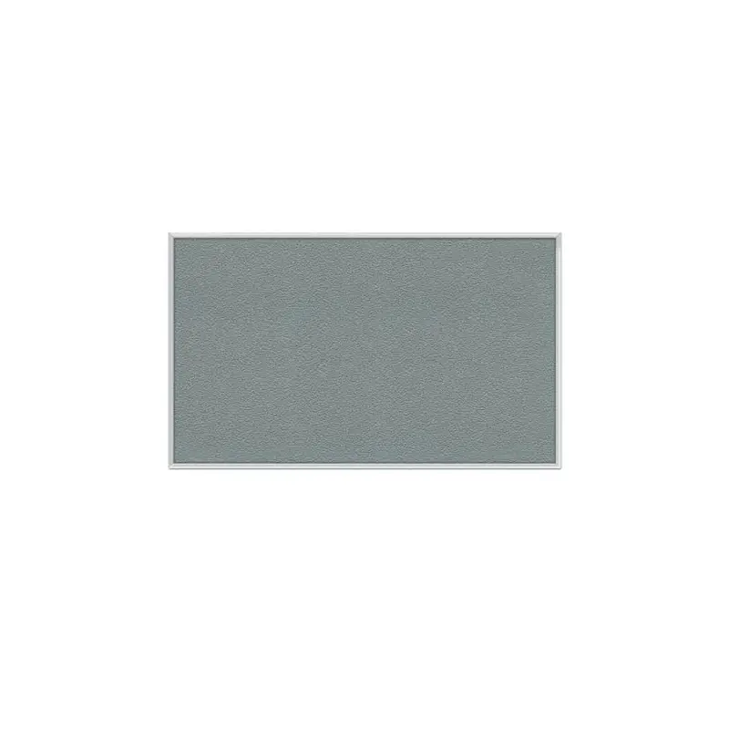 36" x 24" Aluminum Frame Vinyl Tackboard - Stone