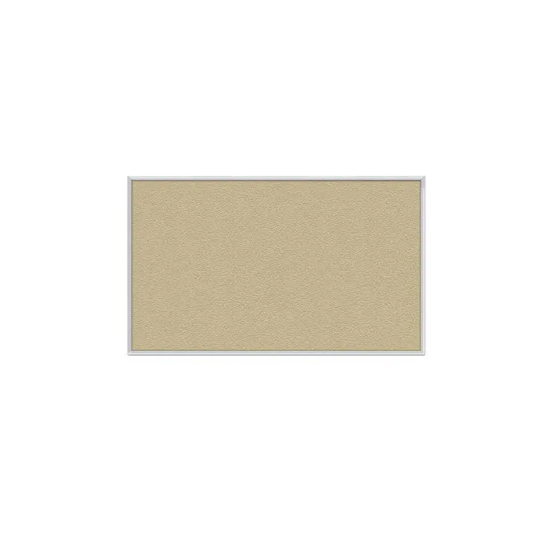 48.5" x 36.5" Aluminum Frame Vinyl Tackboard - Caramel