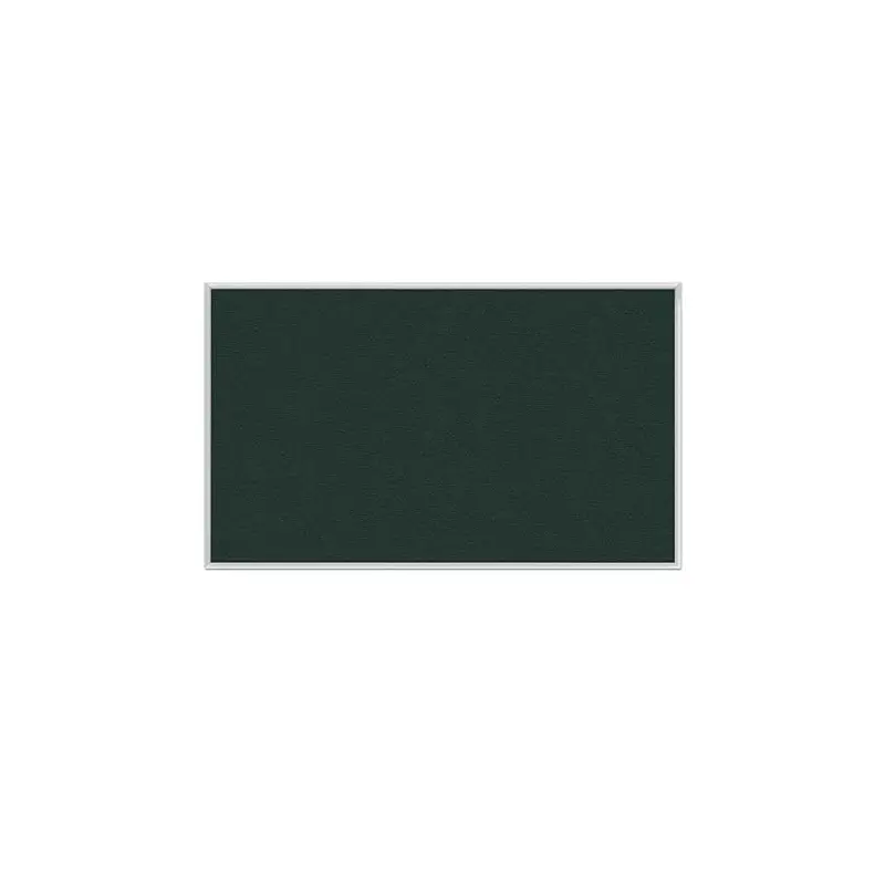 48.5" x 36.5" Aluminum Frame Vinyl Tackboard - Ebony