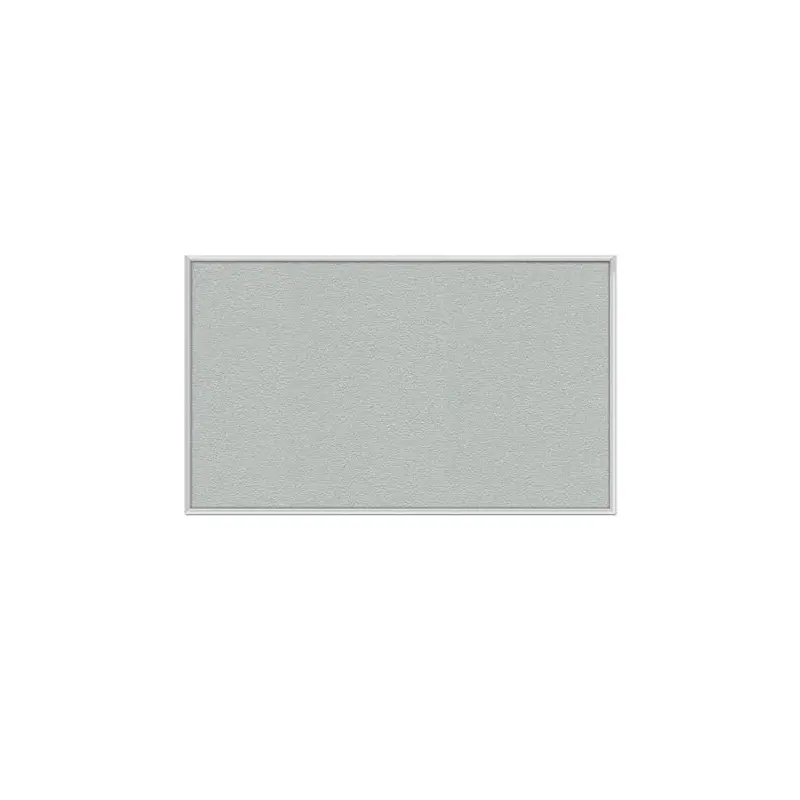 48.5" x 36.5" Aluminum Frame Vinyl Tackboard - Silver
