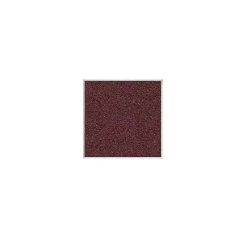 48.5" x 48.5" Aluminum Frame Vinyl Tackboard - Berry