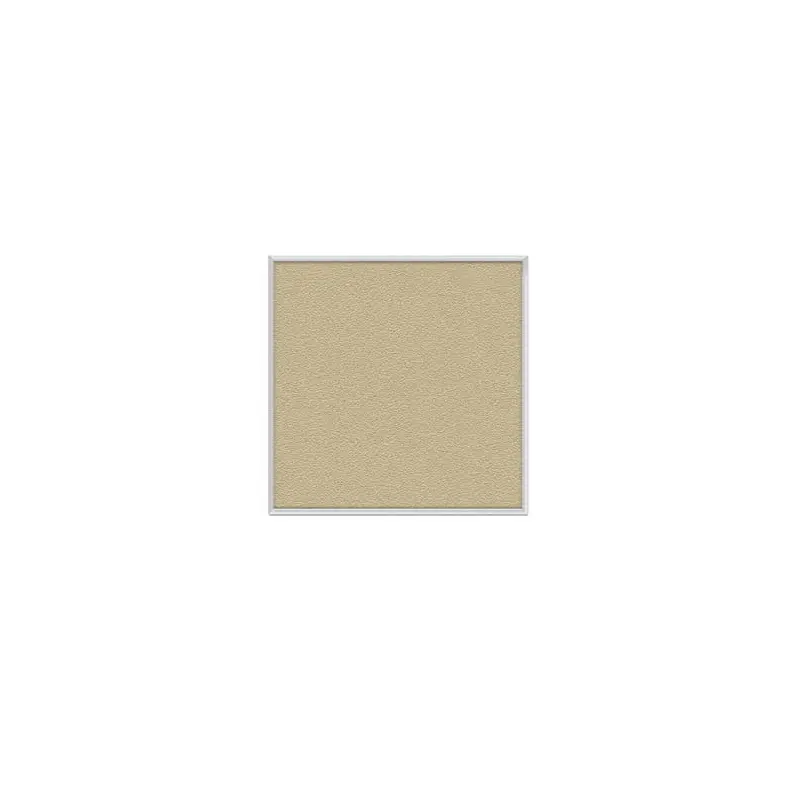 48.5" x 48.5" Aluminum Frame Vinyl Tackboard - Caramel