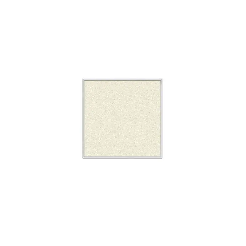 48.5" x 48.5" Aluminum Frame Vinyl Tackboard - Ivory
