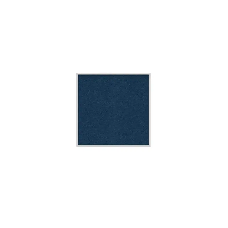 48.5" x 48.5" Aluminum Frame Vinyl Tackboard - Navy