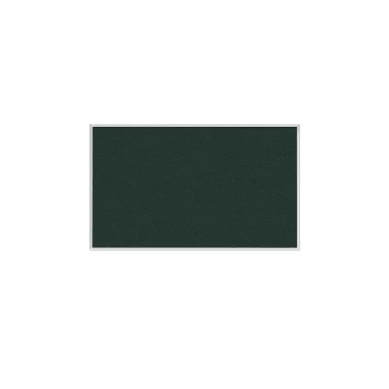 60.5" x 36.5" Aluminum Frame Vinyl Tackboard - Ebony