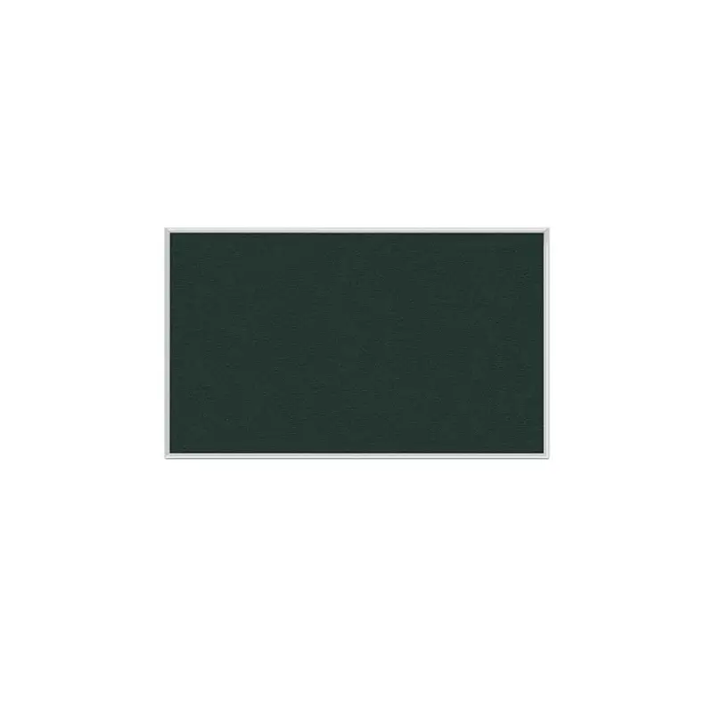 60.5" x 48.5" Aluminum Frame Vinyl Tackboard - Ebony