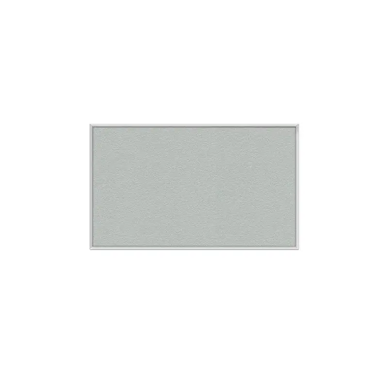60.5" x 48.5" Aluminum Frame Vinyl Tackboard - Silver