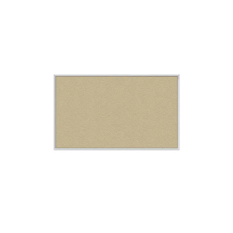 72.5" x 48.5" Aluminum Frame Vinyl Tackboard - Caramel
