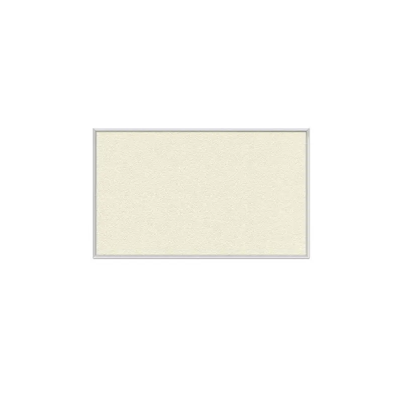 72.5" x 48.5" Aluminum Frame Vinyl Tackboard - Ivory