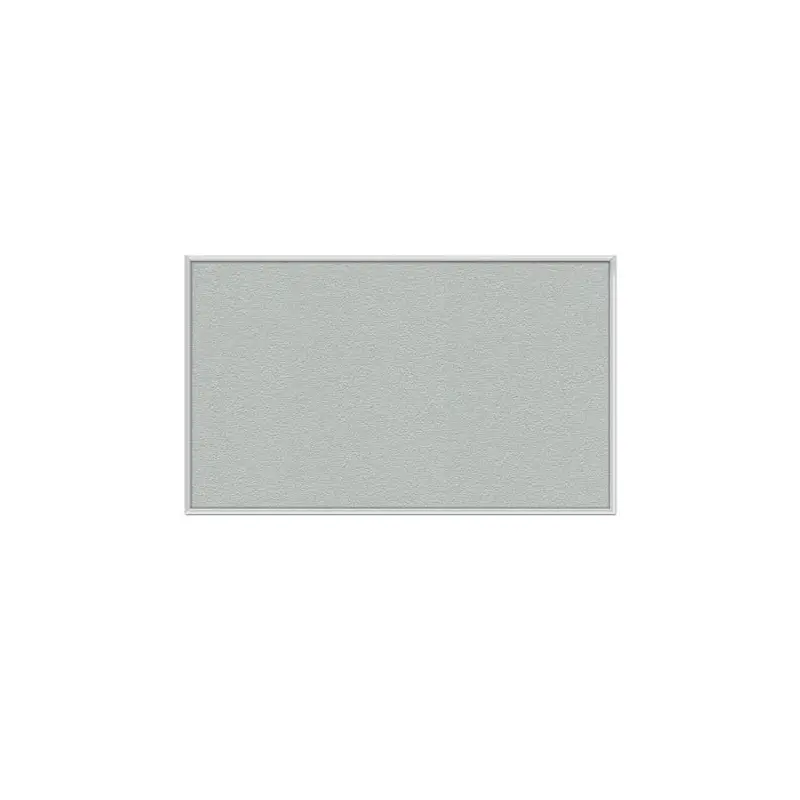 72.5" x 48.5" Aluminum Frame Vinyl Tackboard - Silver