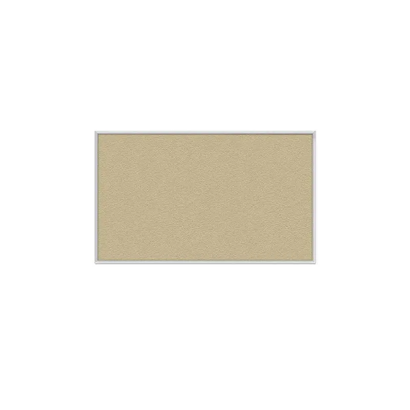 96.5" x 48.5" Aluminum Frame Vinyl Tackboard - Caramel