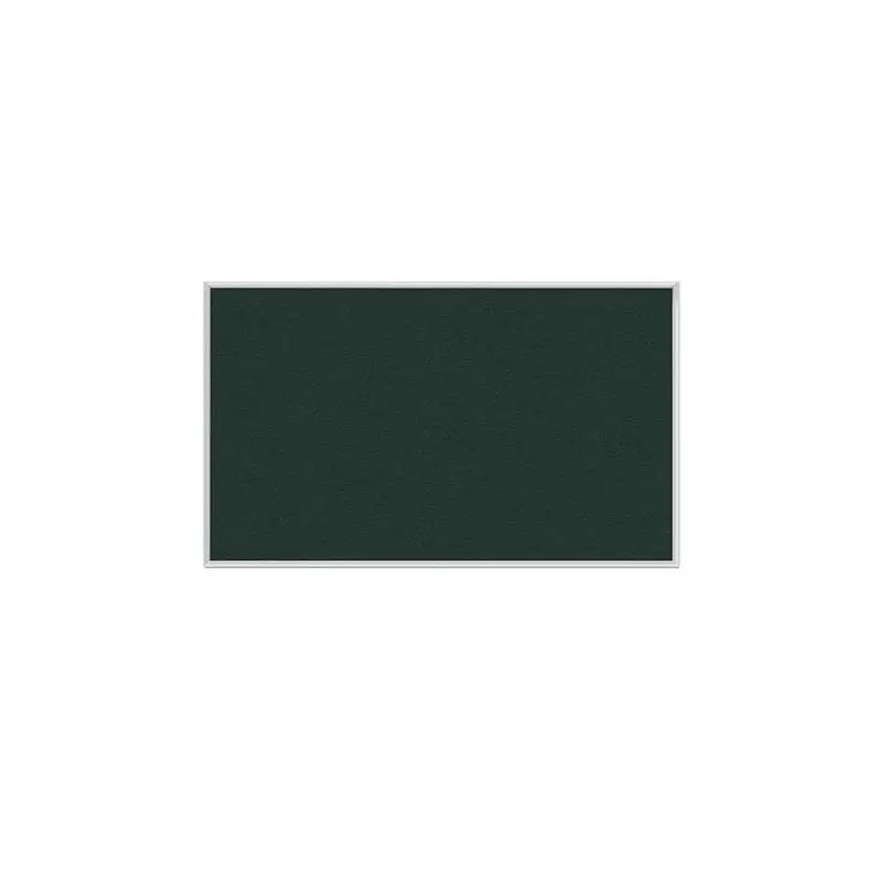 96.5" x 48.5" Aluminum Frame Vinyl Tackboard - Ebony